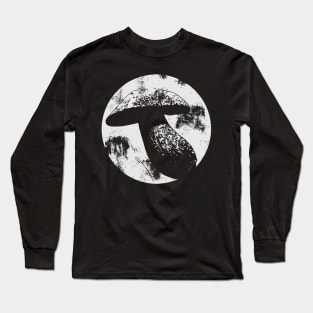 Mushroom silhouette design Long Sleeve T-Shirt